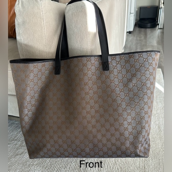 Gucci metallic monogram XL shopper tote - Picture 3 of 16